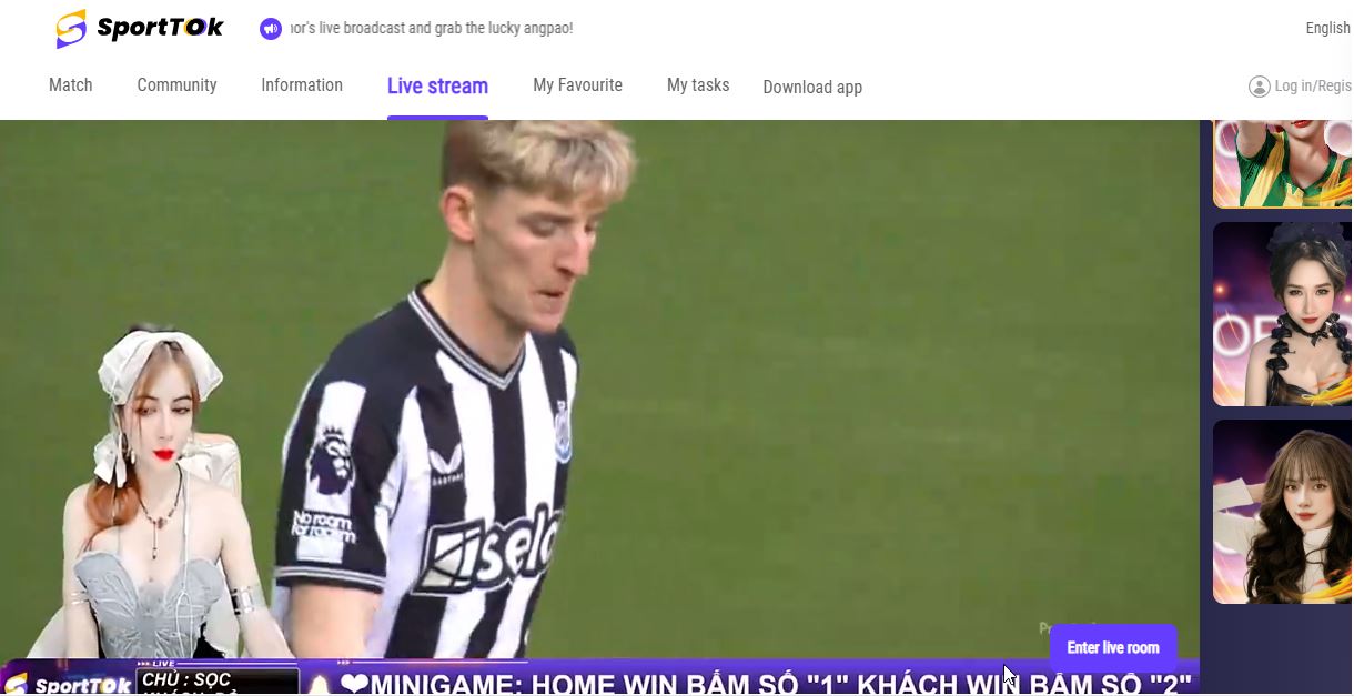 SportTok - Nền Tản Trực Tiếp Bóng Đá Miễn phí SỐ 1 Việt Nam