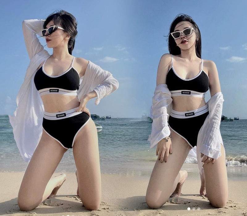Nguyễn Gia Hân khoe vóc dáng nóng bỏng trong bộ bikini gợi cảm