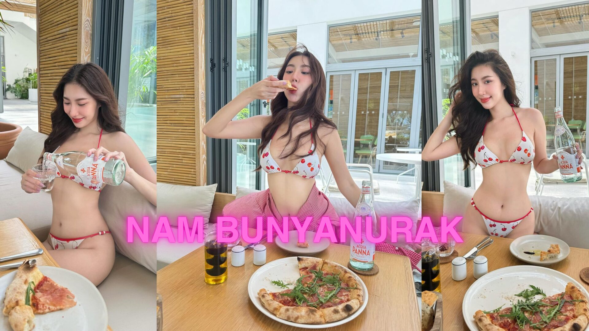 Ướt Át Cùng Bộ Ảnh Bikini Sexy Siêu Nhỏ Của Model Nam Bunyanurak